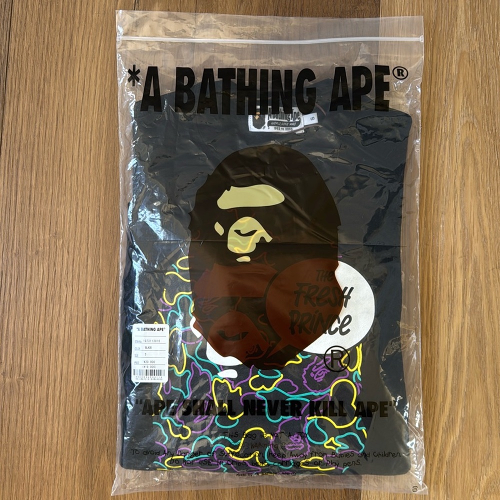 A Bathing Ape The Fresh Prince Graphic Sweatshirt - Black